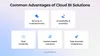 Typical advantages of BI in cloud computing
