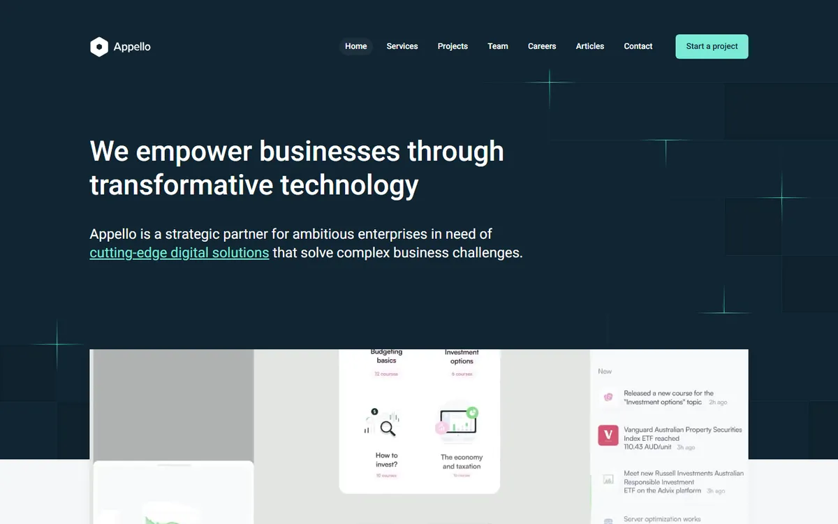 Appello Software mobile app development company in Australia