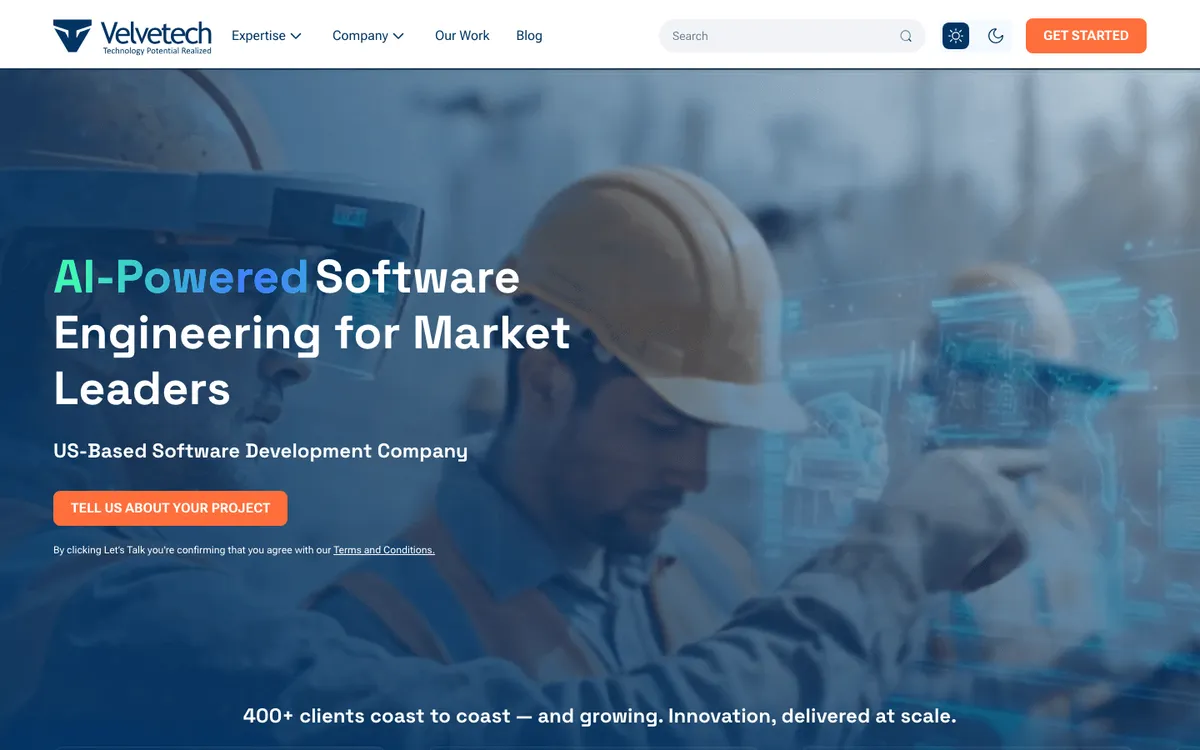 Velvetech insurance software development company