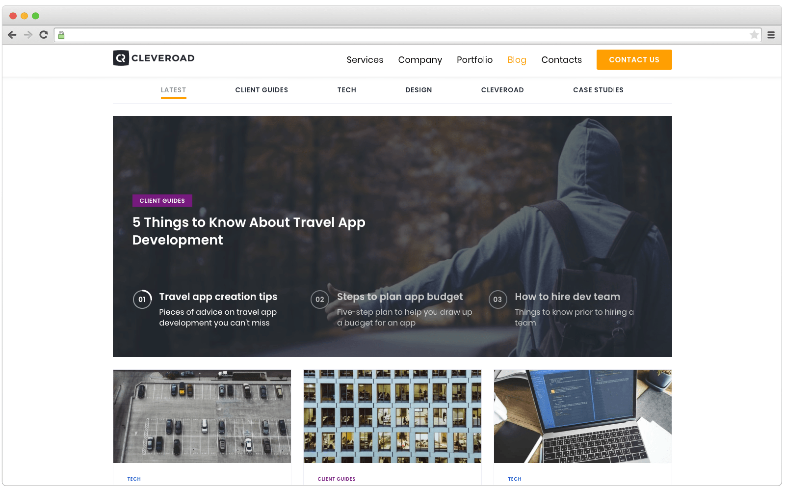 R&D blog by Cleveroad