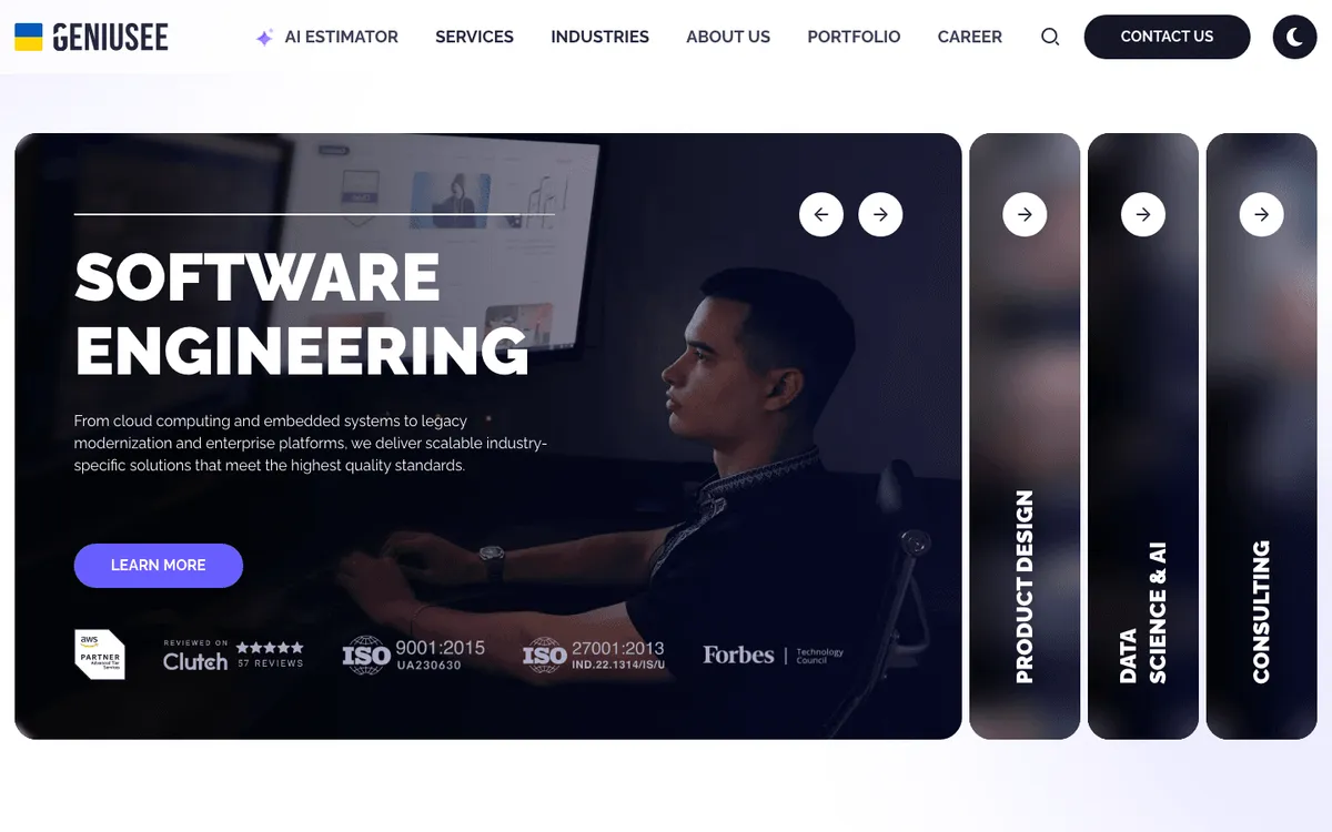 Geniusee insurance software development company