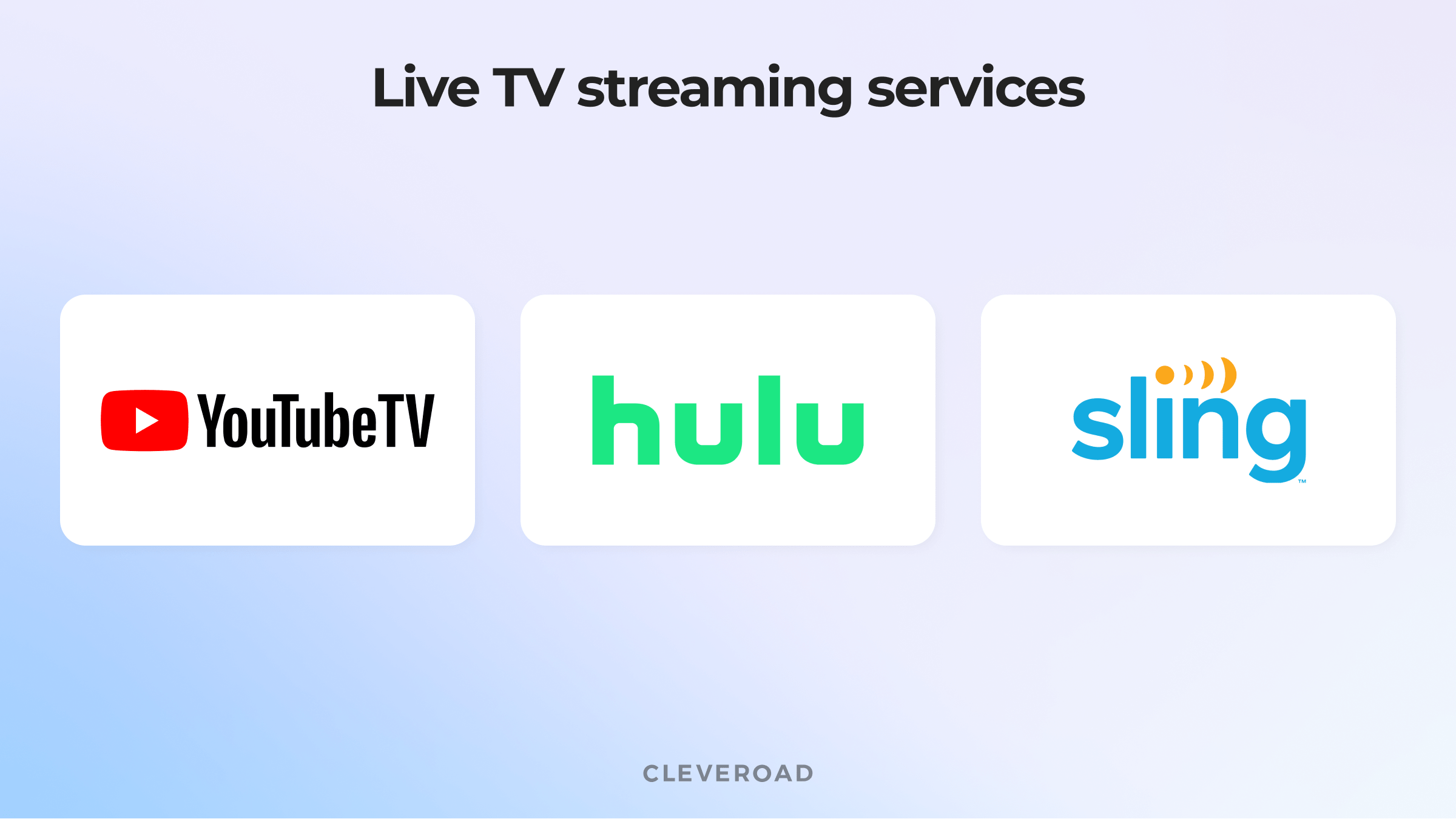 Make a live streaming services: Types of streaming platforms