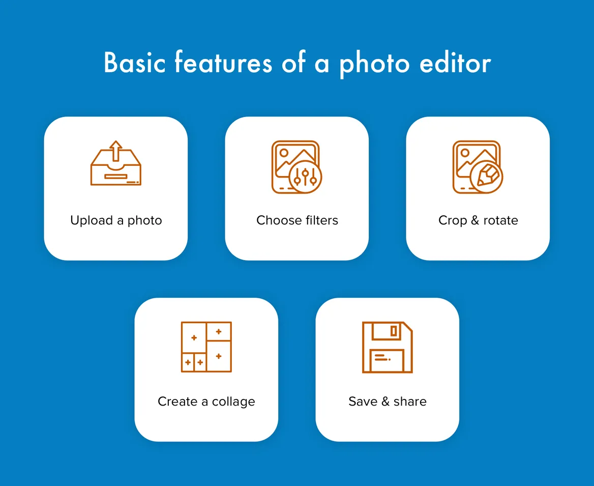Basic features to integrate to a filter app