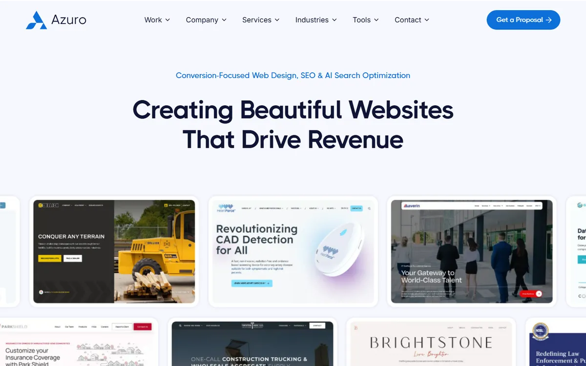 Azuro Digital Canadian web design agency