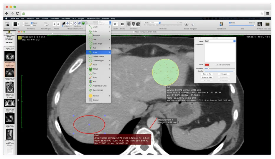 OsirisX interface
