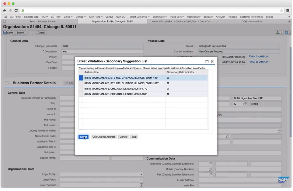 Complex SAP training