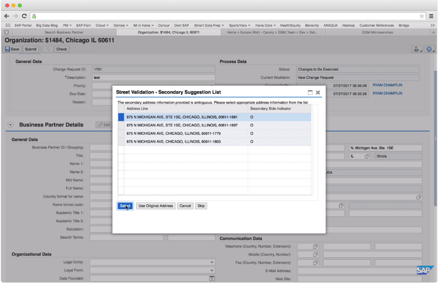 Complex SAP training