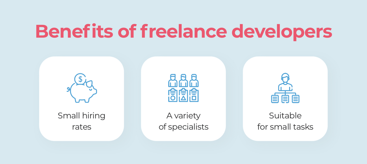 What are the benefits of hiring freelance programmers?