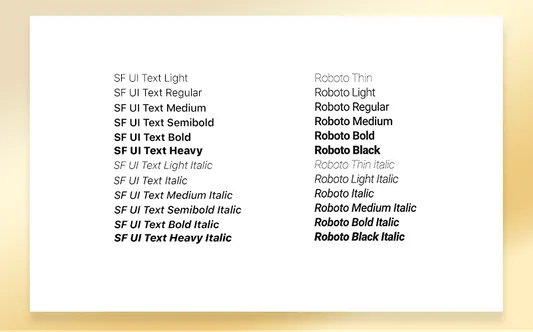 Fonts