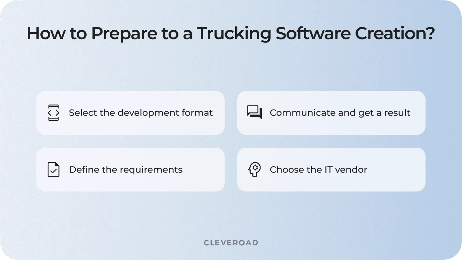How to prepare for a transportation dispatching software development