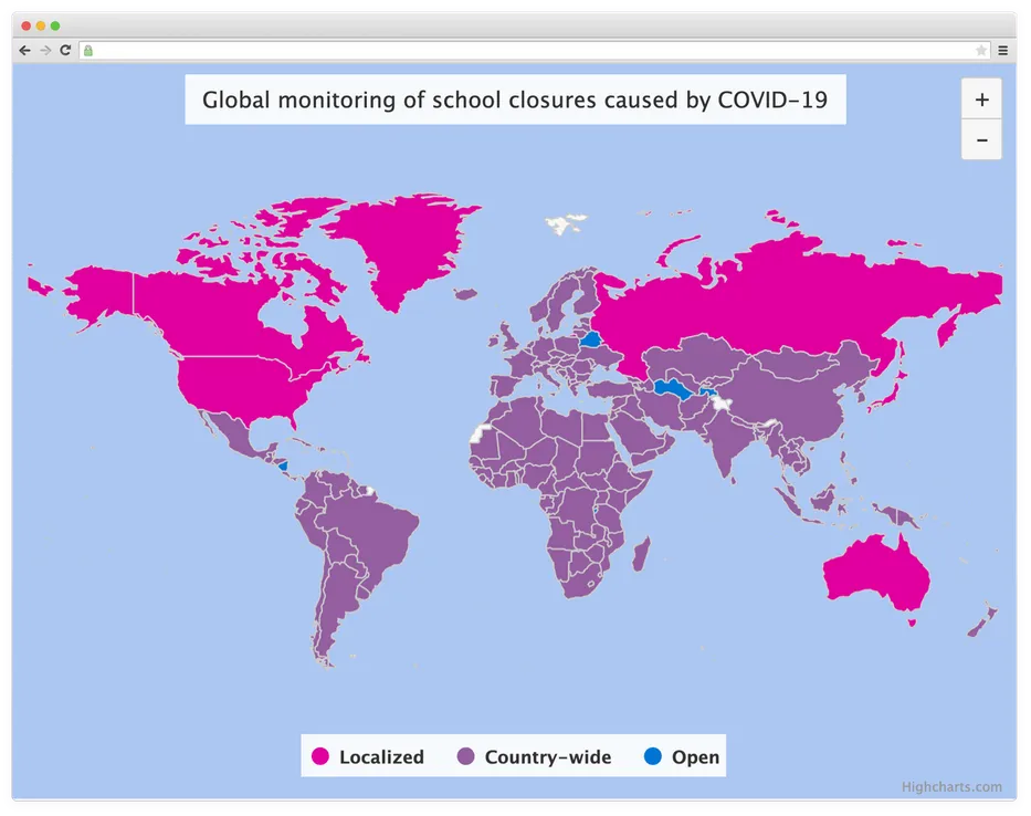 COVID-19: schools closed