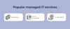 Common managed IT services pricing