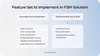 Feature set to implement in FSM solution