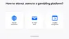 How to attract users to an online casino