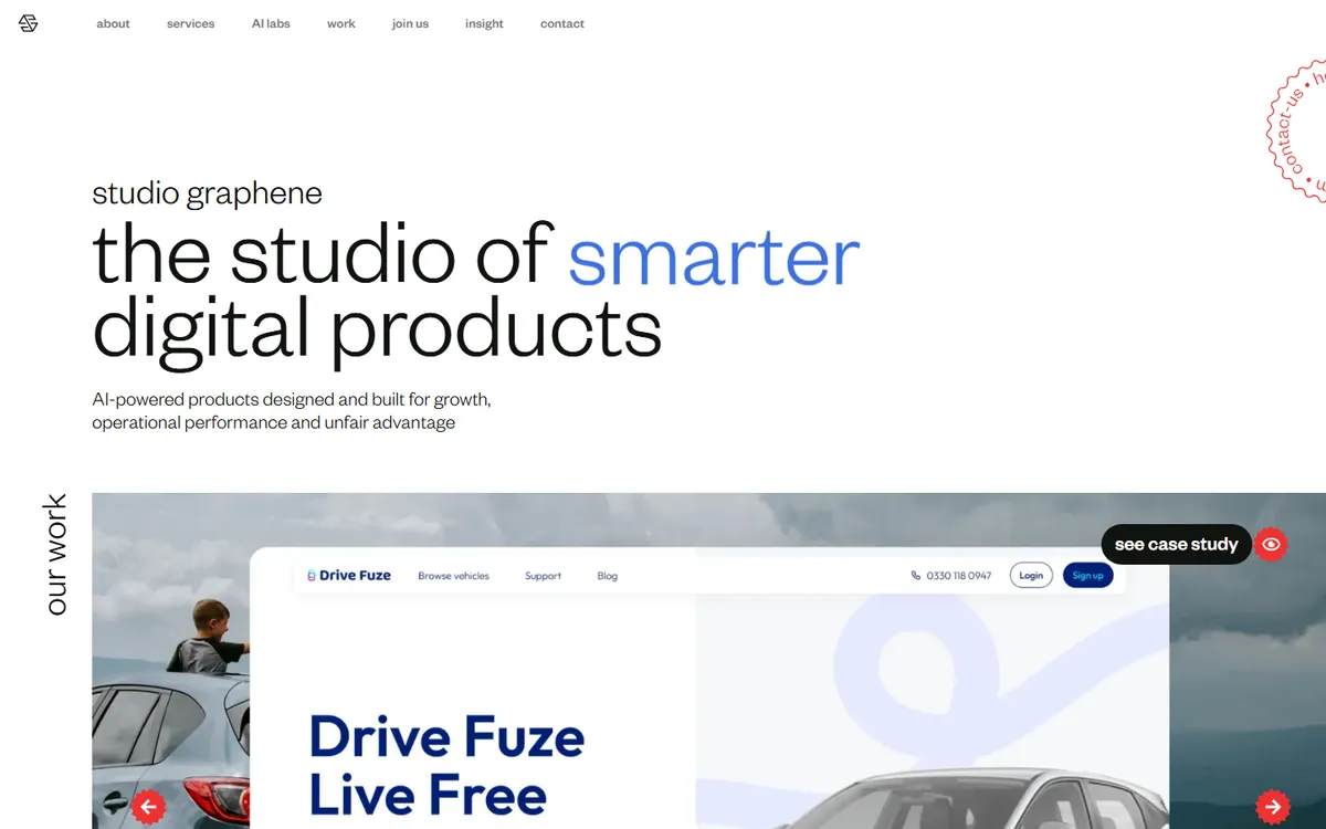 Studio Graphene UK education app development team