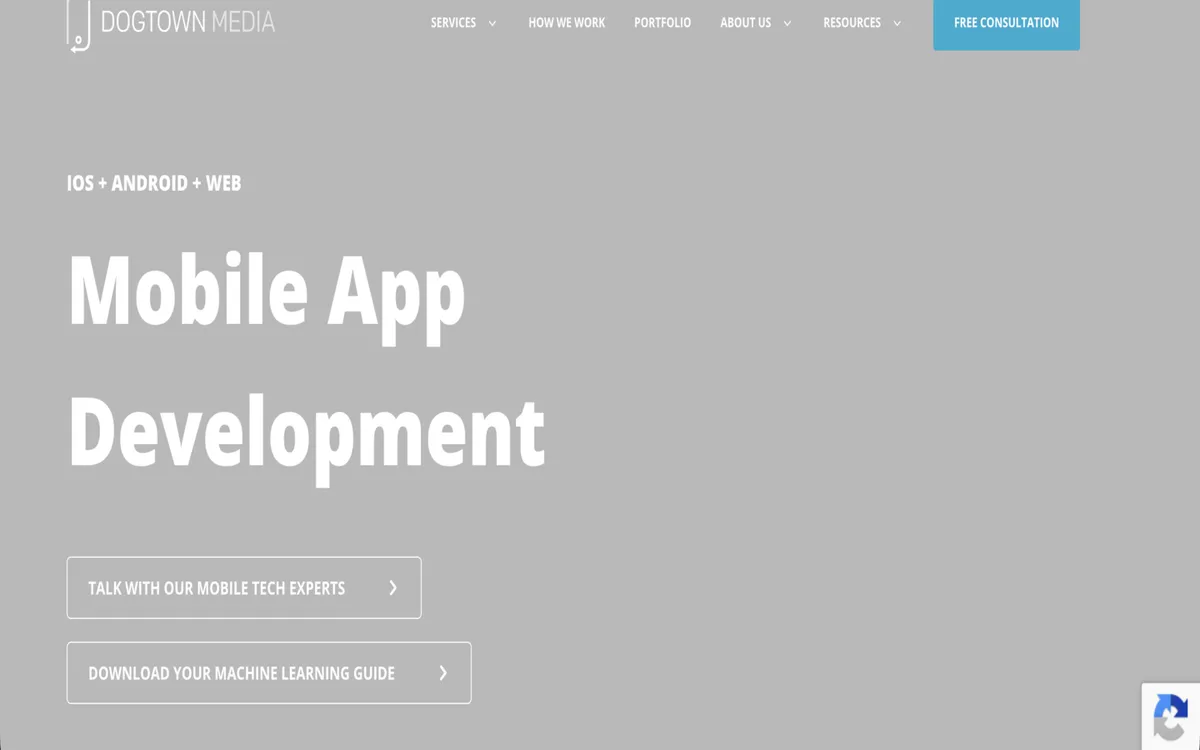 Dogtown Media healthcare app development company