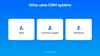 Who utilize CRM software