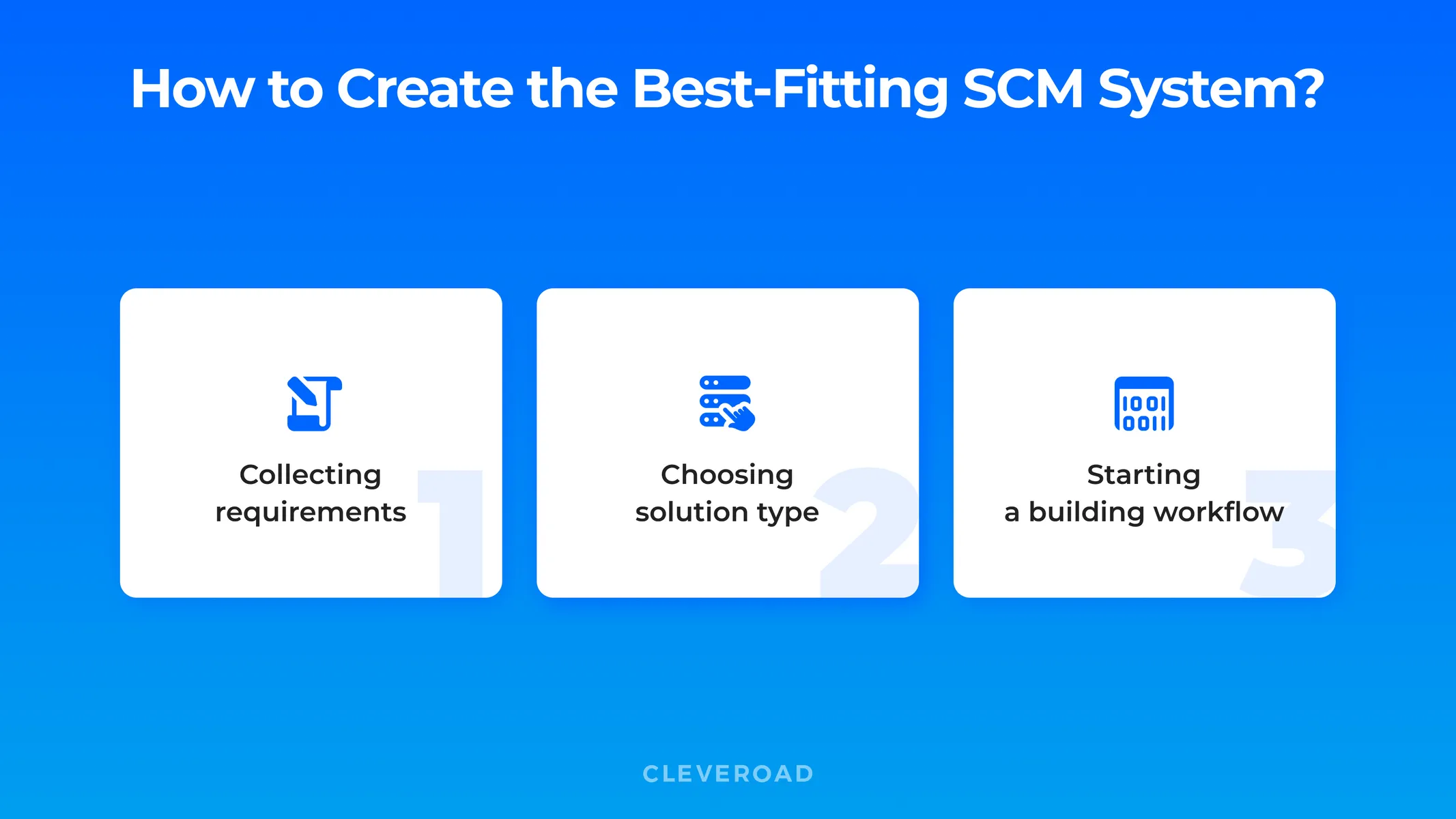 How to create a perfect SCM system?