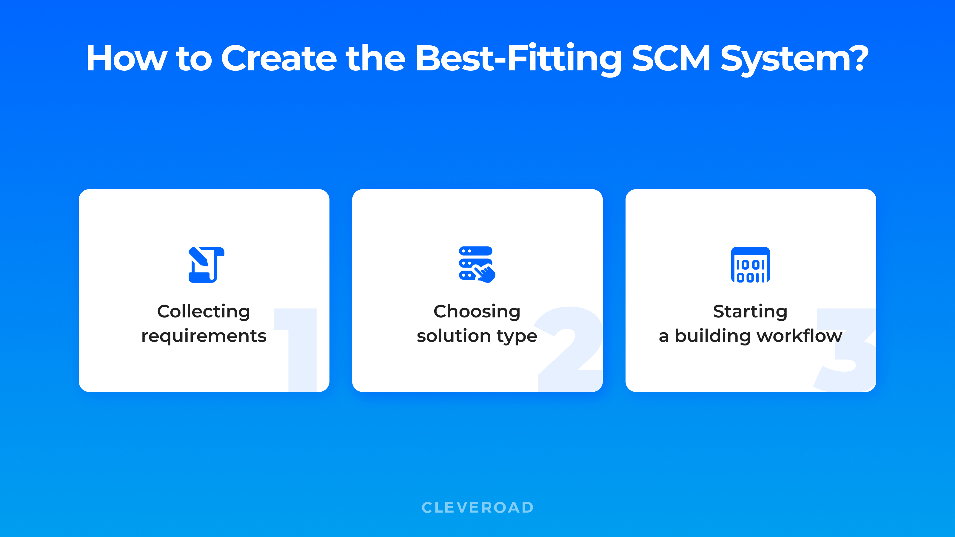 How to create a perfect SCM system?