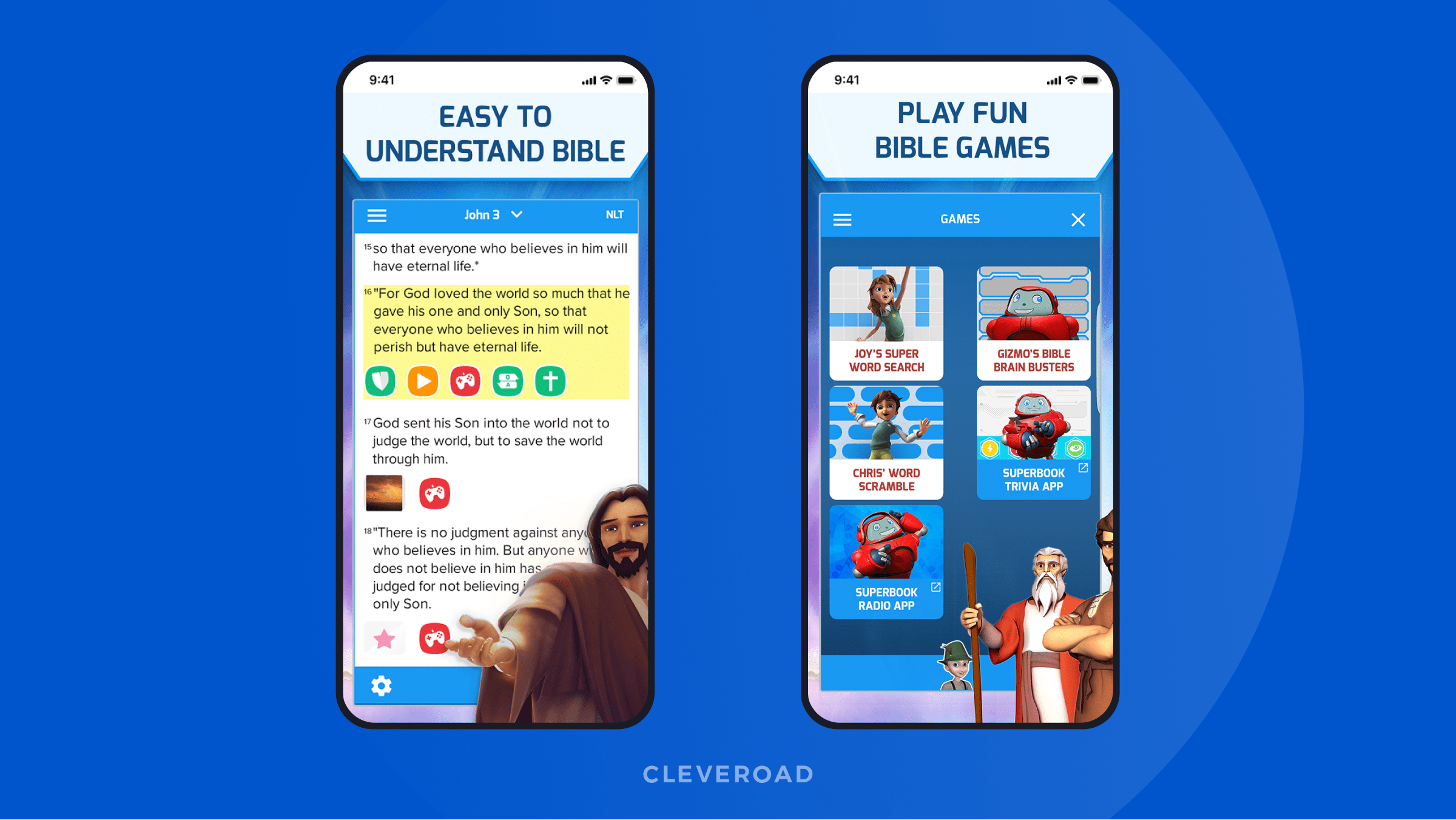 Example of a religious application for children