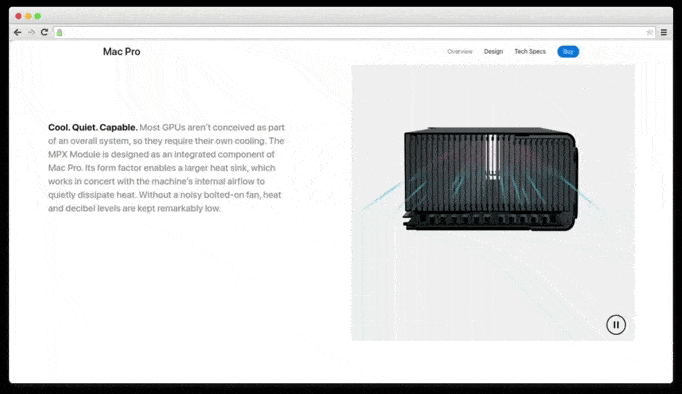 Complex landing page design
