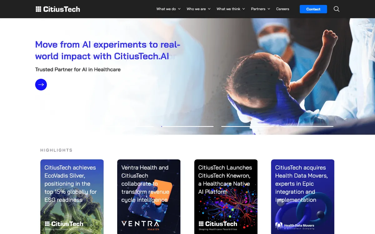 CitiusTech healthcare software development company