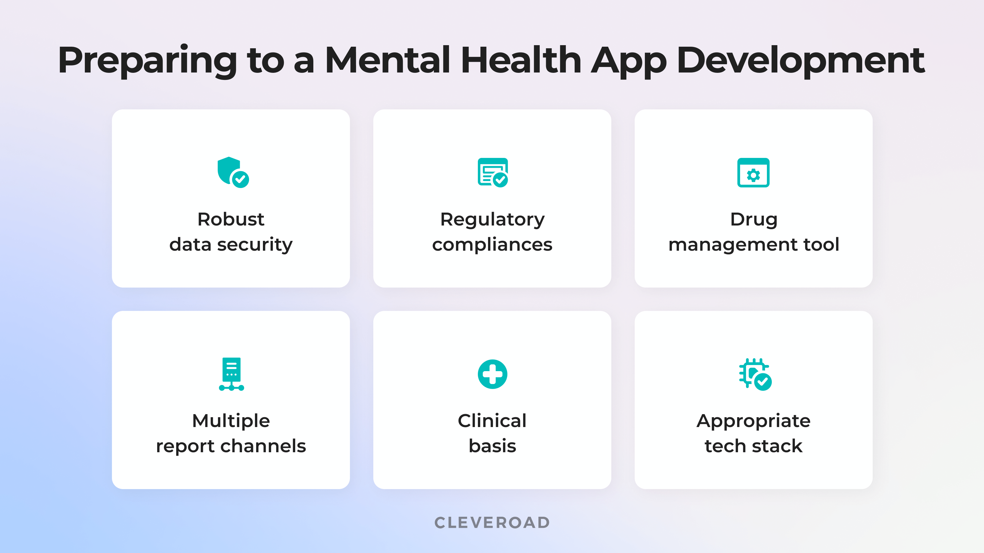 Things to consider before mental health app development