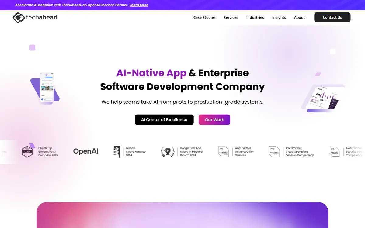 TechAhead US React Native development team