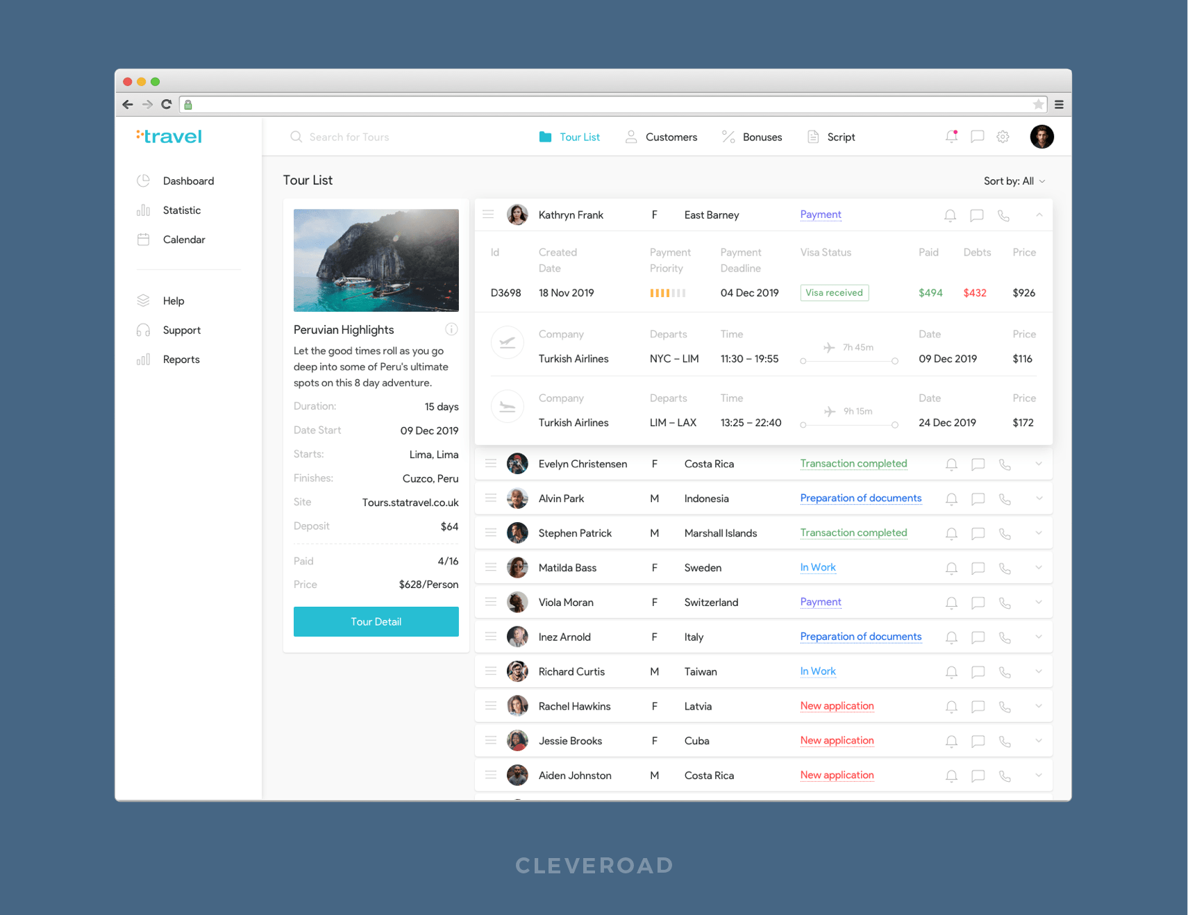 CRM development features