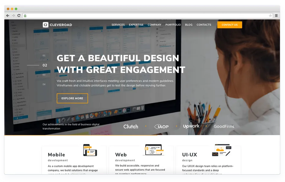 ERP software development company: Cleveroad