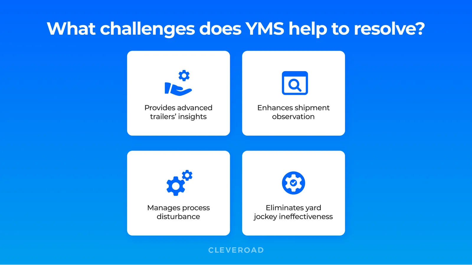 Issues overcome by the YMS