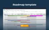 A roadmap template made by Cleveroad