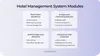 Main HMS modules and features