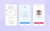 Example of low, medium, and high fidelity wireframes