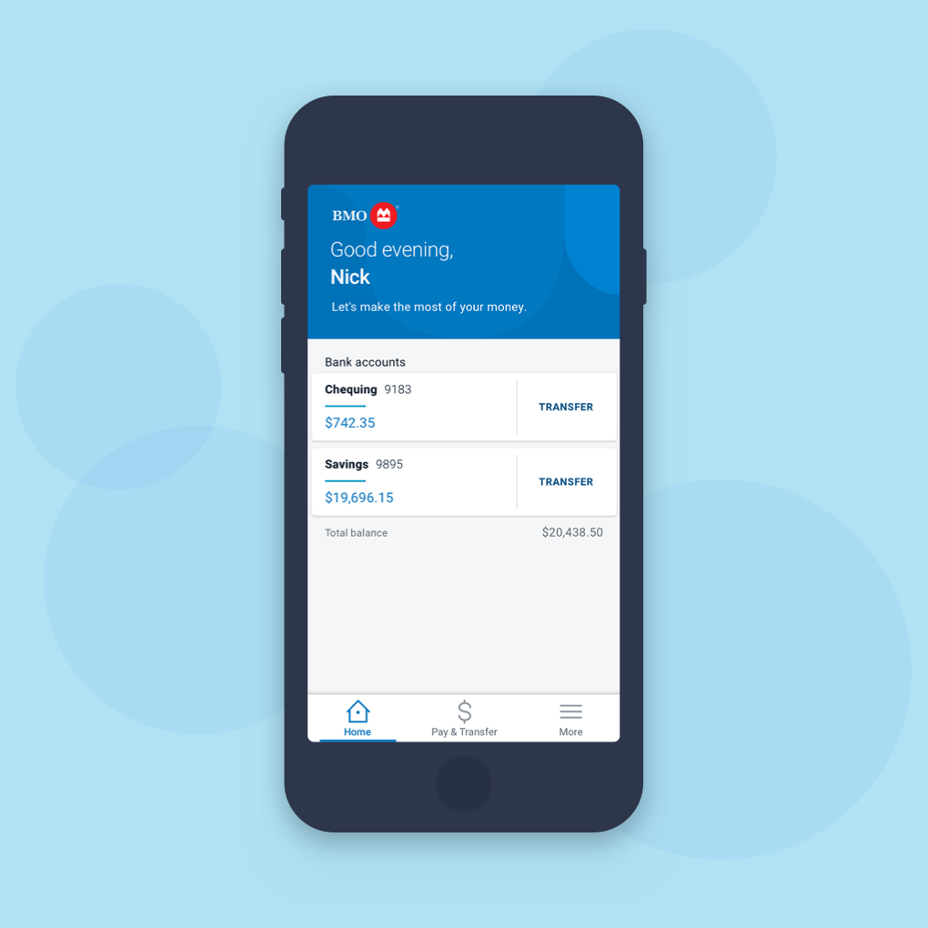 How bill payments look like in a banking app
