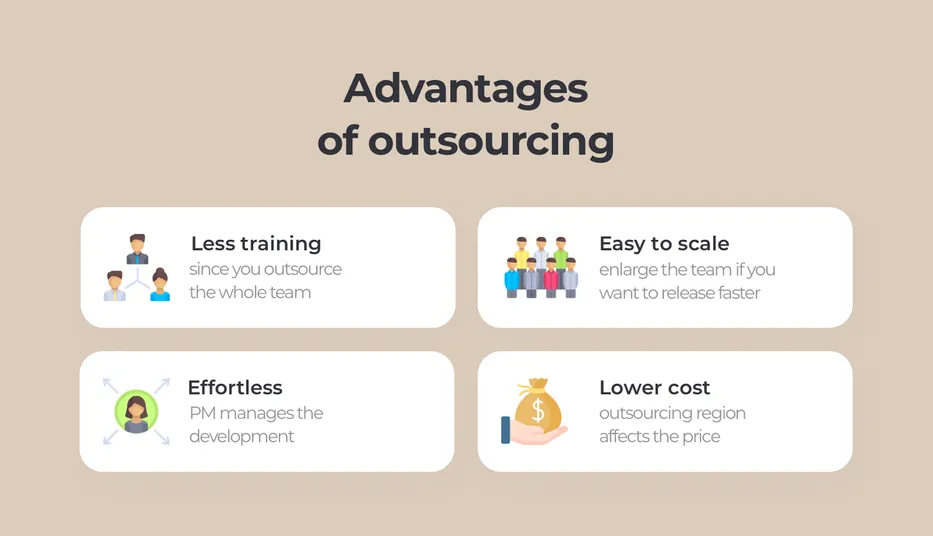 Project outsourcing benefits