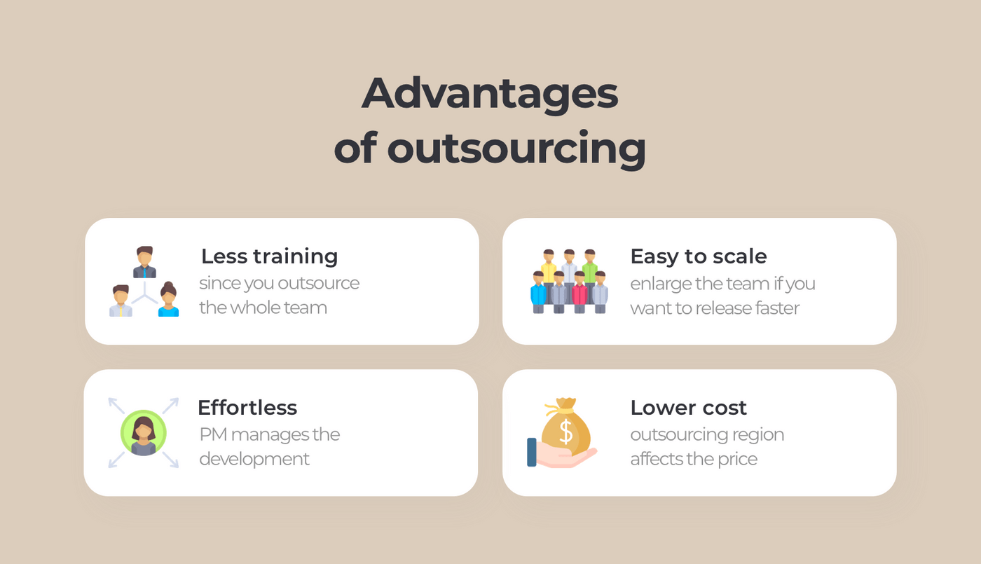 Project outsourcing benefits