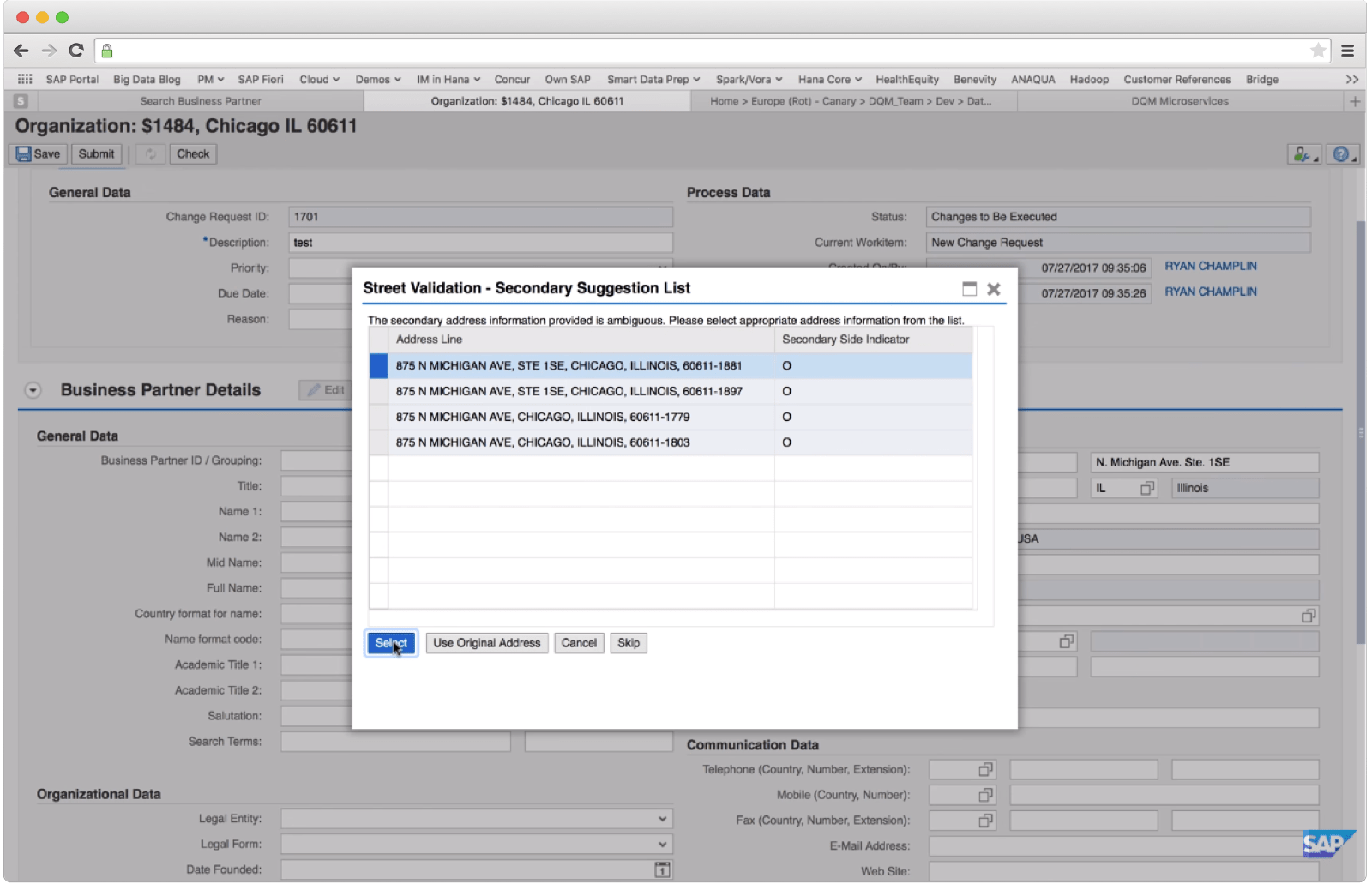 How quality management module looks in SAP