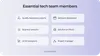 How to build an app for your business: Team Members
