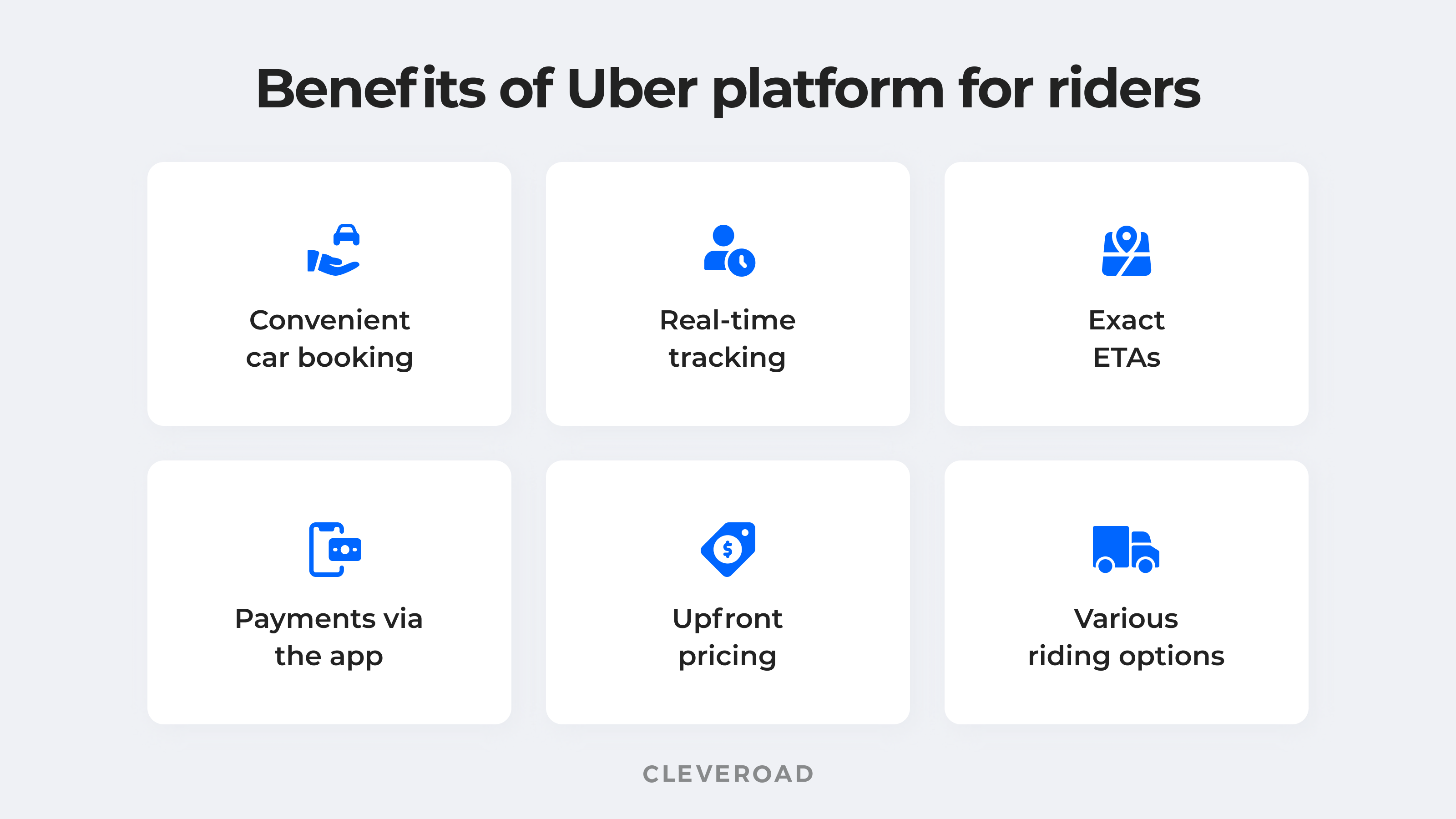 Benefits of Uber Taxi for riders