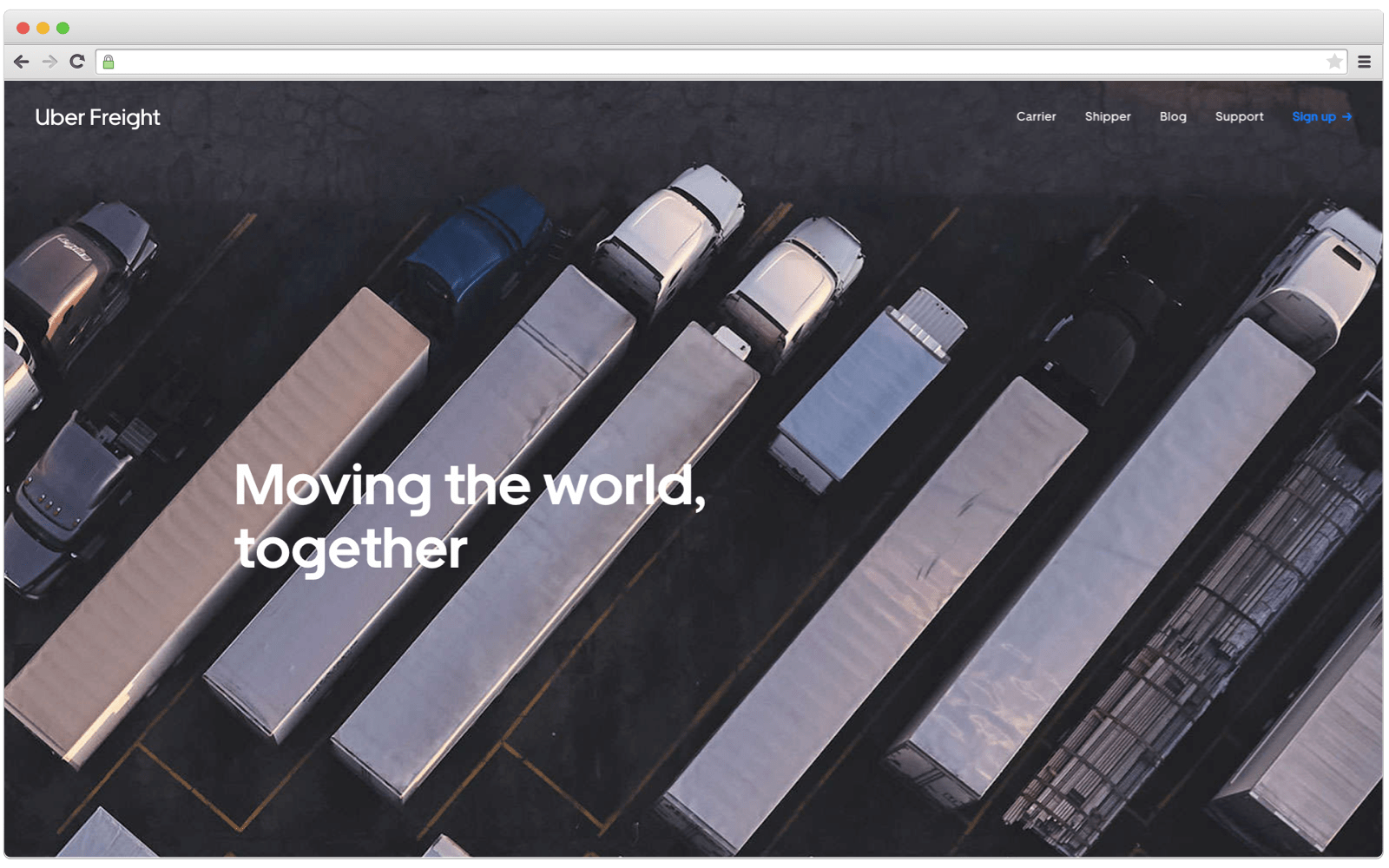 Best Uber for trucking apps: Uber Freight