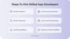 Steps to find a programmer for an app