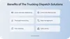 Typical benefits of the transportation dispatch software