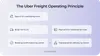 Uber Freight’s operating principle
