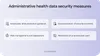 Administrative healthcare data security measures