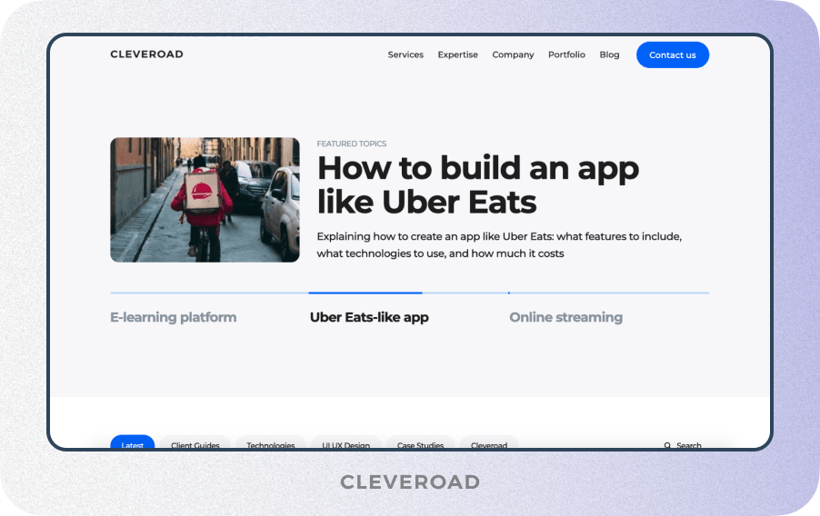 R&D blog by Cleveroad