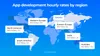 App development hourly rates by region
