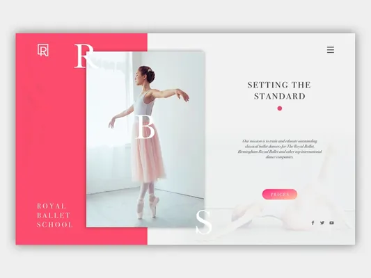 Landing page design