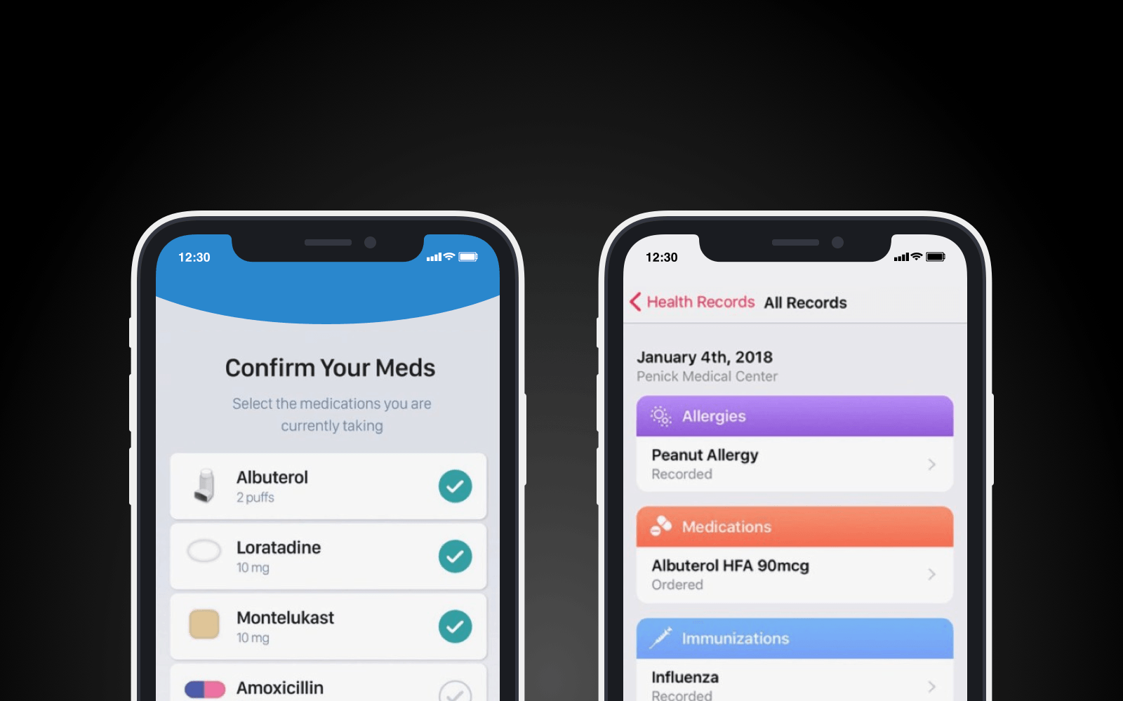 Health Records API for iOS 12 app development