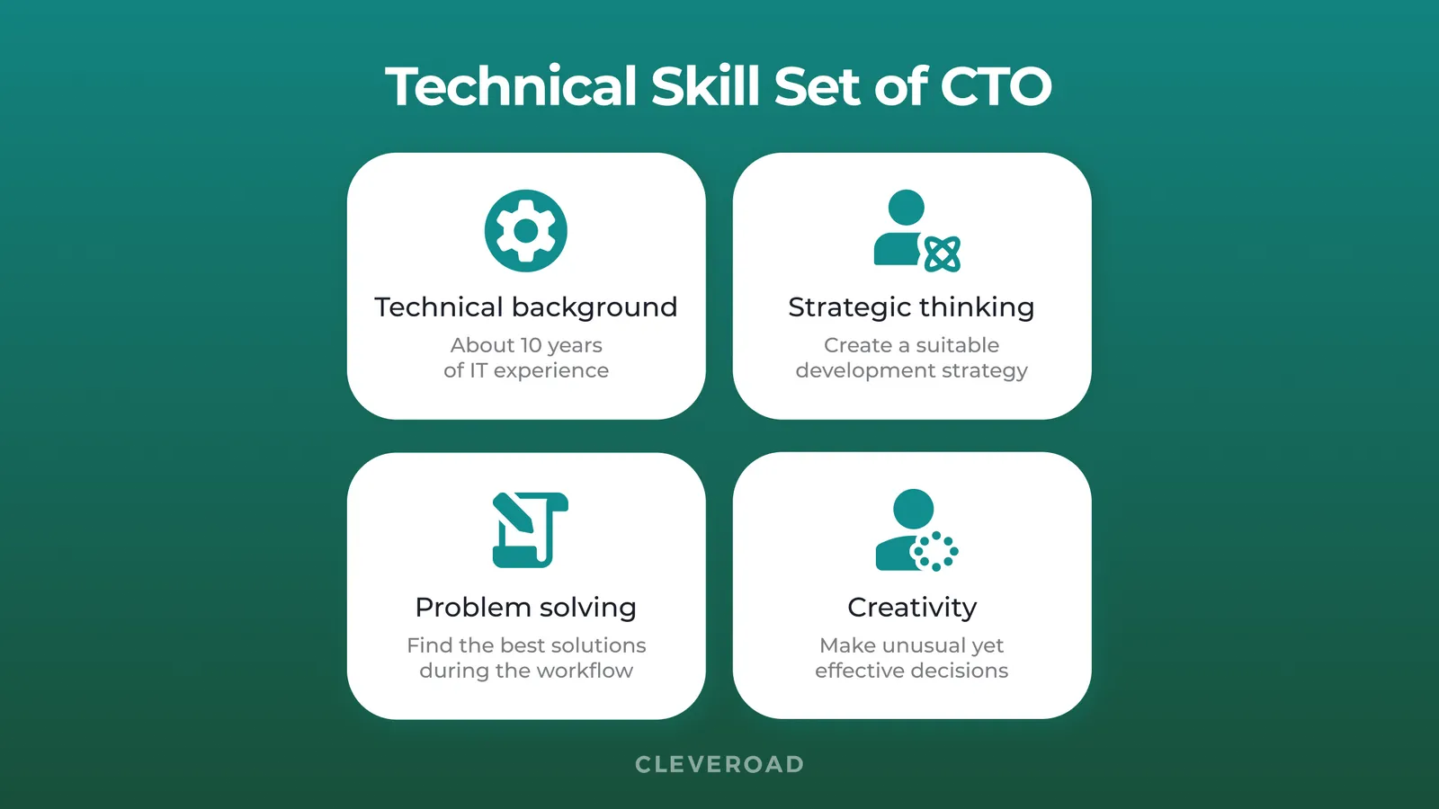A technical skill set  for CTO